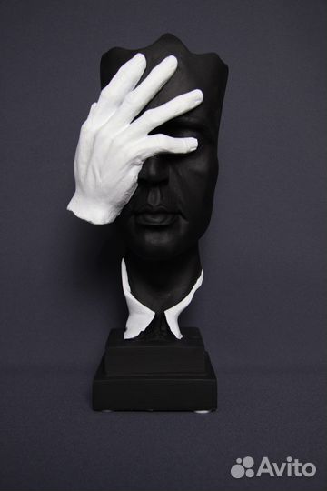 Гипсовое кашпо