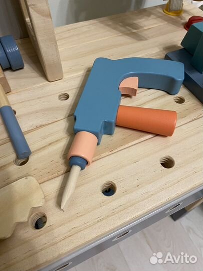 Игровой верстак детский деревянный