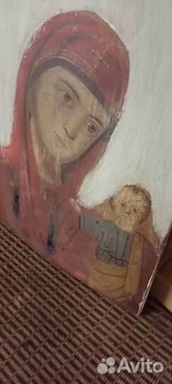 Икона Казанской божьей матери.Старина.Оригинал