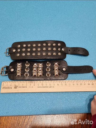 Напульсник кожаный