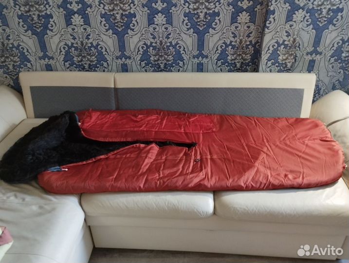 Теплые спальники с натуральной овчиной