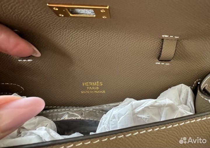 Сумка hermes kelly pochette 22