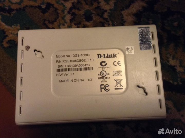 Коммутатор D-link dgs 1008d