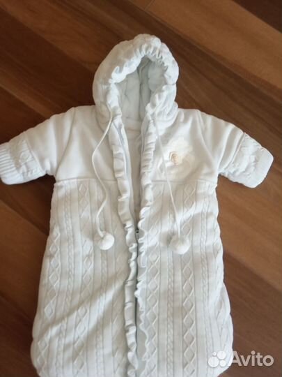 Зимний конверт для новорожденных