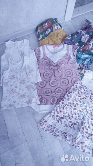 Детские вещи пакетом для девочек 116 122