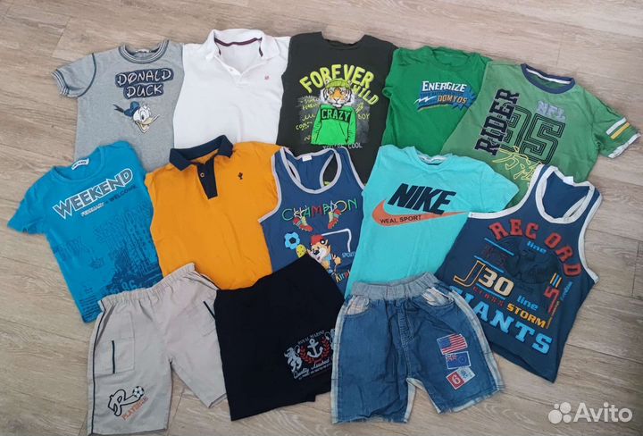 Детские вещи пакетом на мальчика 116-128