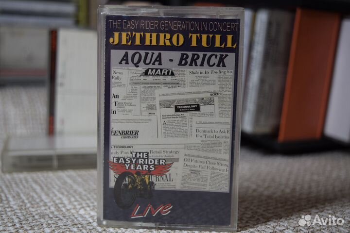 Альбом группы Jethro Tull - aqua brick. Кассета