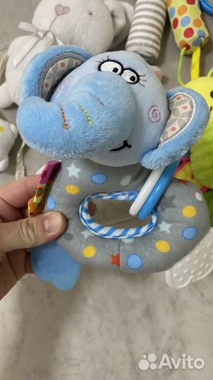 Развивающие погремушки мягкие