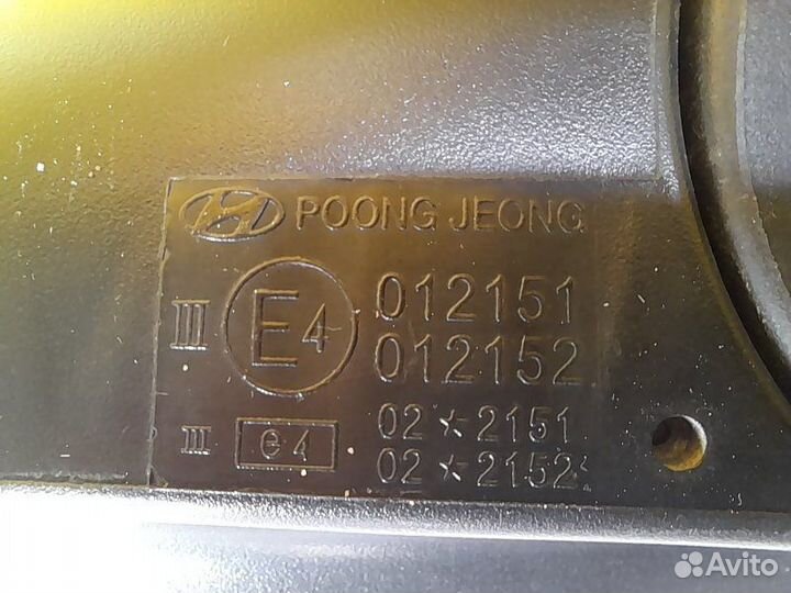 Зеркало заднего вида боковое переднее правое