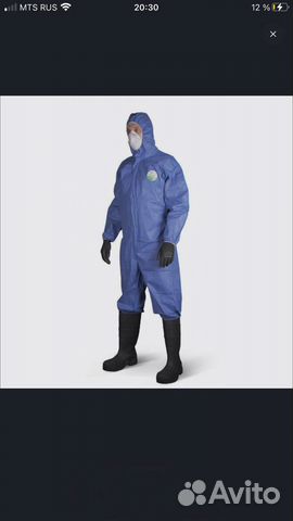 Костюм защитный одноразовый