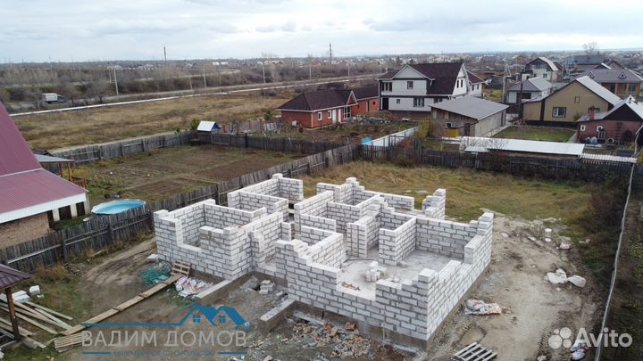 Кладка блоков