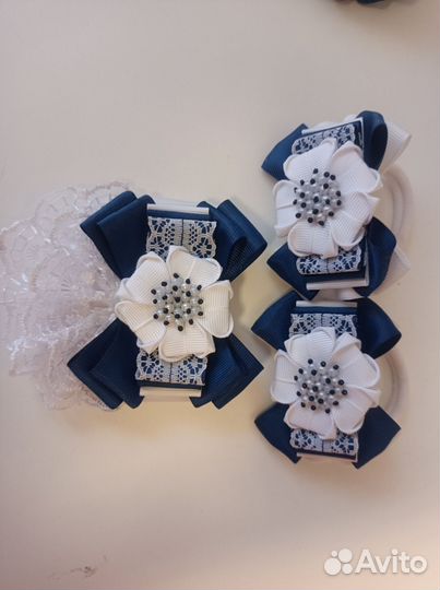 Бантики на резинке для волос