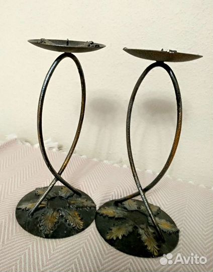 Подсвечник металлический