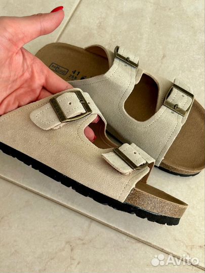 Шлепанцы Birkenstock замша 38-39