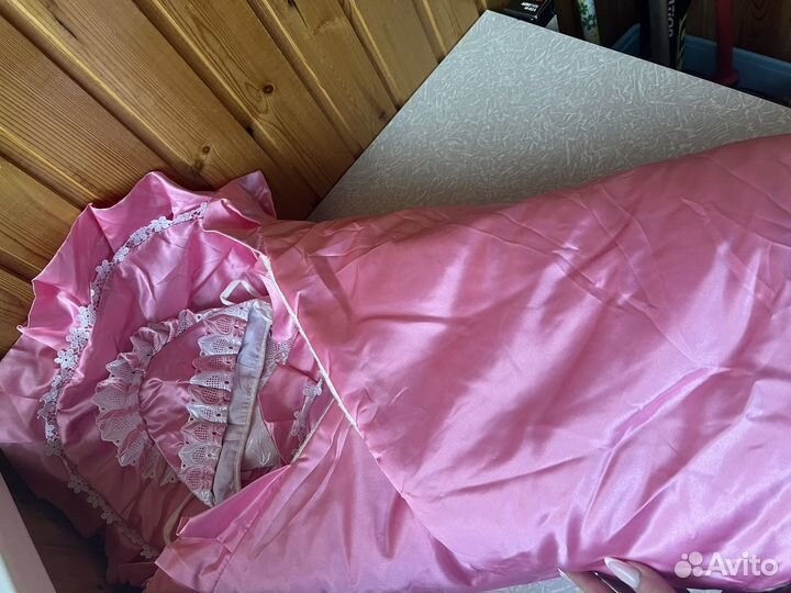 Зимний конверт с одеялом (для новорожденного)