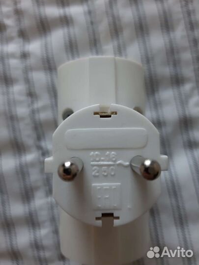 Разветвитель тройник 3 гнезда