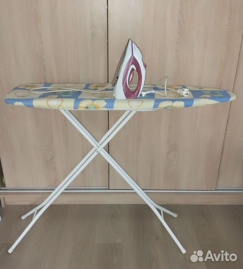 Гладильная доска IKEA ruter и утюг Phillips