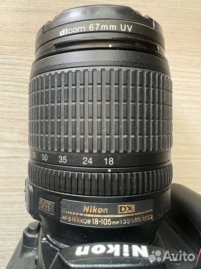 Зеркальный фотоаппарат Nikon D90 18-105