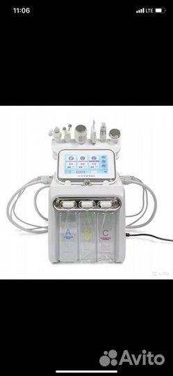 Косметологический комбайн газожидкостный пилинг