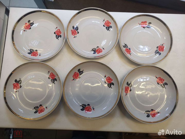 Чайные пары дулево набор 6 пар