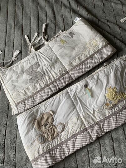 Бортики в кроватку mothercare