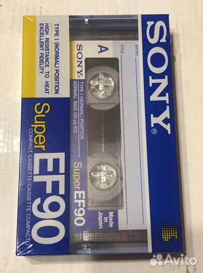Аудиокассеты Sony новые запечатанные