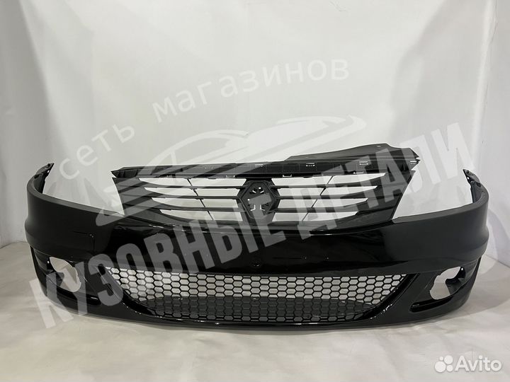 Бампер передний Renault Logan Фаза 2 в цвет