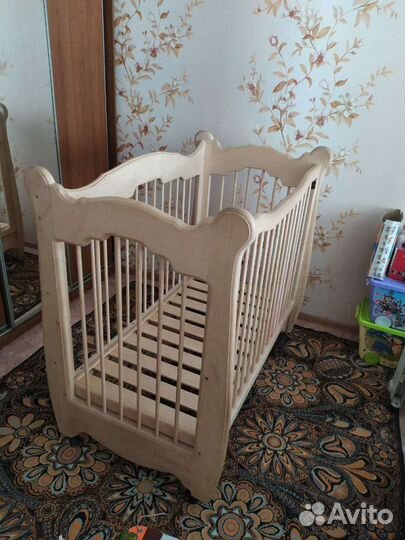 Новая детская кровать из массива берёзы