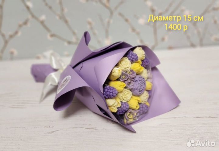 Цветы из шоколада. Шоколадные букеты