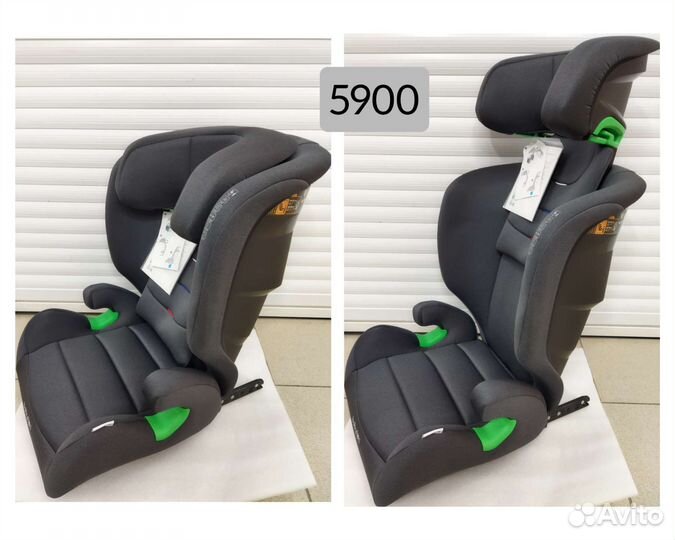 Новое автокресло 15-36 кг с изофиксом и без