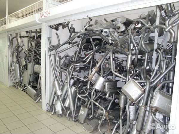 Глушитель резонатор новый