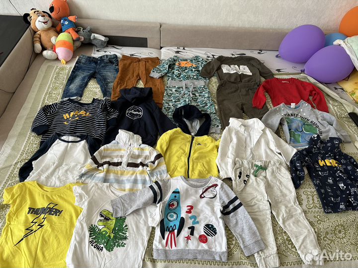 Вещи пакетом для мальчика 80-92