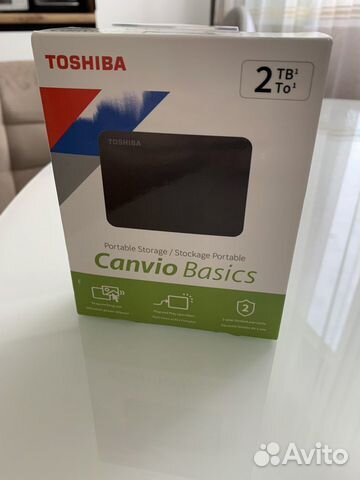 Внешний HHD toshiba 2Tb Canvio объявление продам