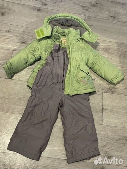 Зимний костюм для девочки 86