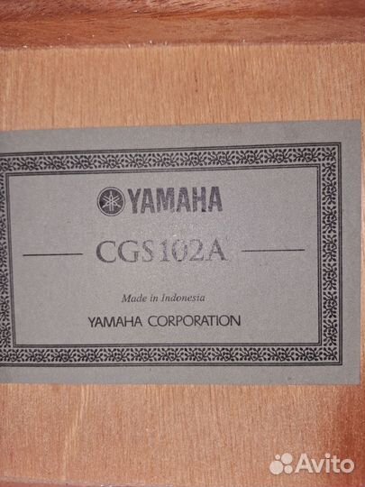 Гитара yamaha CGS102A