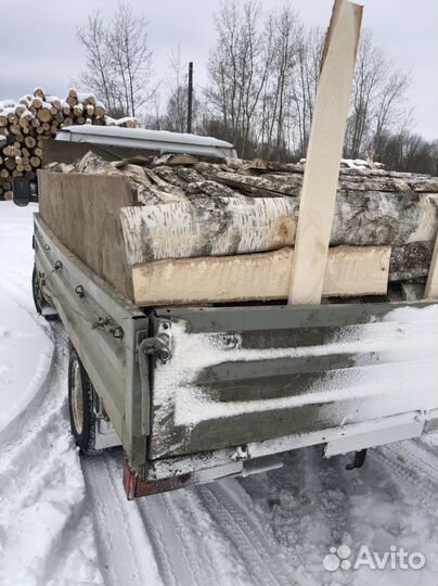 Дрова из горбыля береза