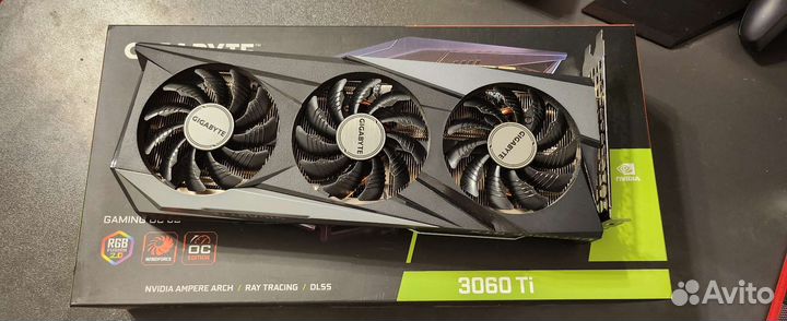 Видеркариа Gigabyte rtx 3060 TI Gaming