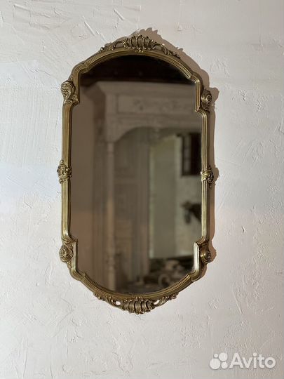 Консоль и зеркало старинные. Бронза. Франция