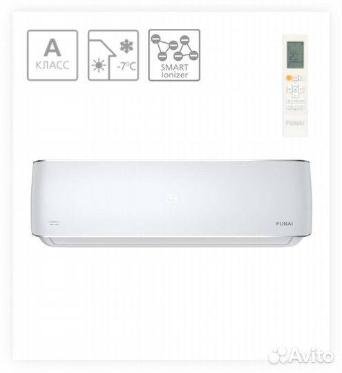 Кондиционер Funai Samurai ll (40м²) Японский бренд