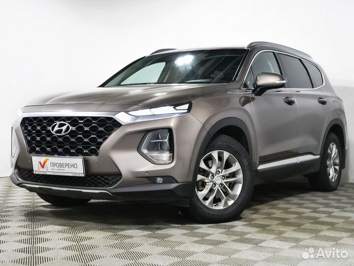 Hyundai Santa Fe 2.2 AT, 2019, 109 000 км