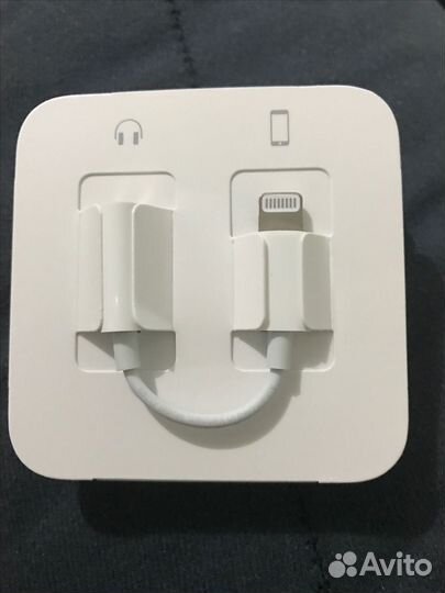 Переходник apple lightning 3.5 jack на Айфон