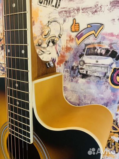 Акустическая Гитара + чехол