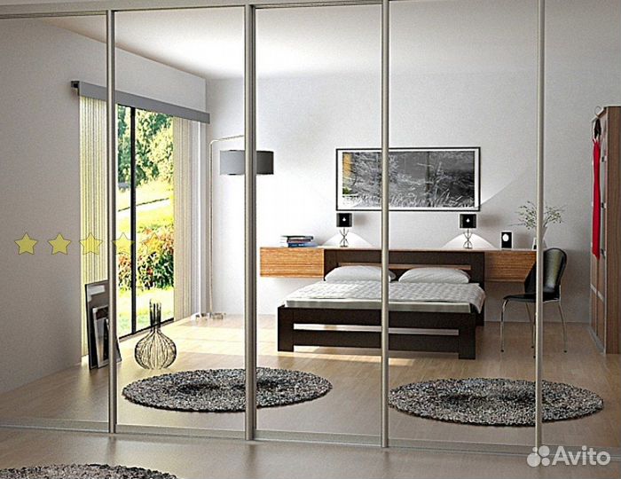 Шкаф с зеркалами