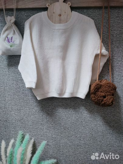 Комплект одежды для девочки джинсы+свитер