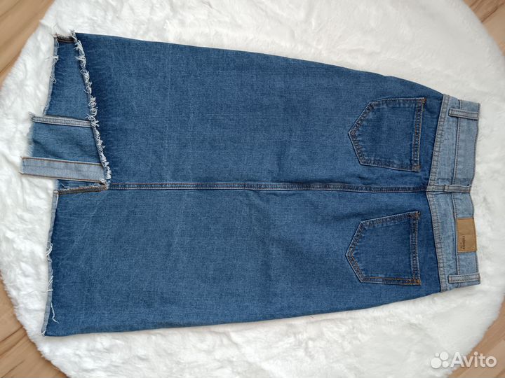 Юбка джинсовая zara S