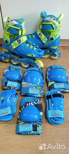 Роликовые коньки детские раздвижные
