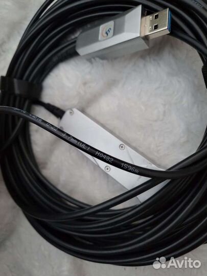 Оптоволоконный гибридный кабель USB 3.0