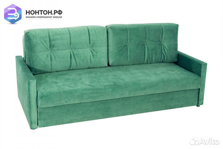 Диван еврокнижка Норд зеленый