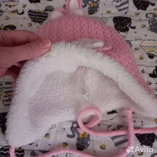 Шапка зимняя для девочки 2 года