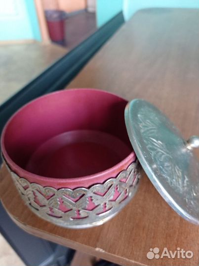 Сахарница мельхиор СССР